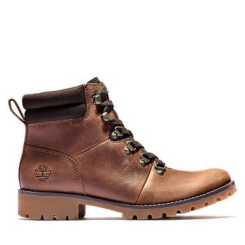 Timberland Ellendale Mid - Hnede Turistické Topánky Damske, T0473SK